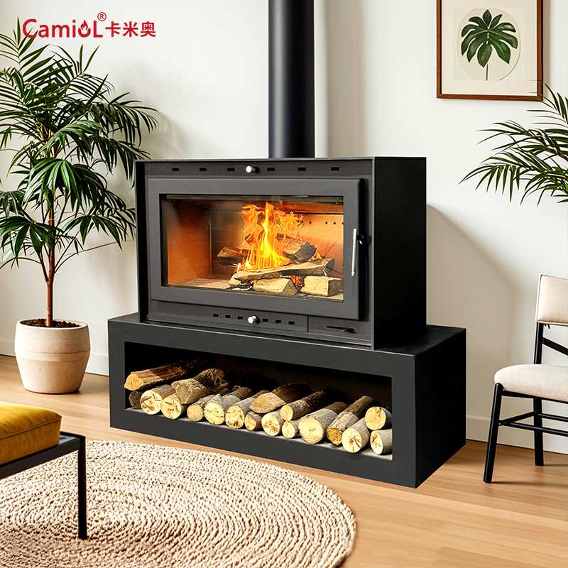 卡米奥真火壁炉冬天取暖