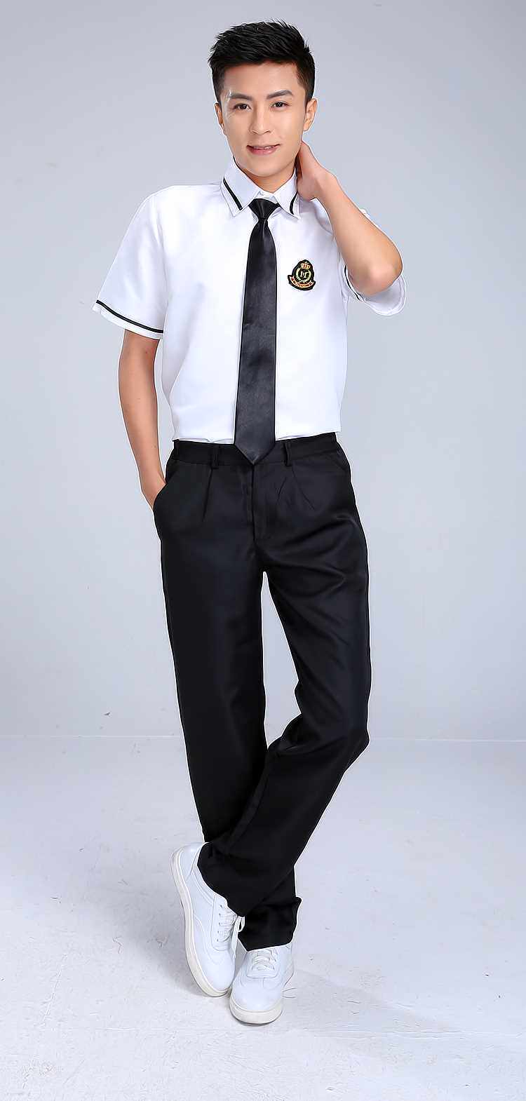 新款小学生中学生大合唱演出服合唱团比赛服男女长短袖诗歌朗诵表