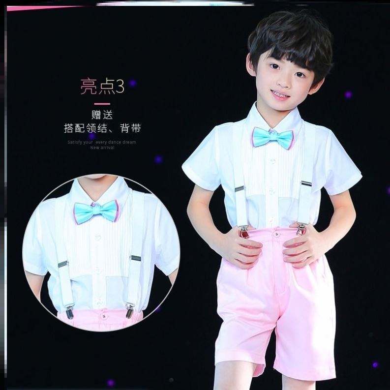 新款听我说谢谢你幼儿园六一儿童演出服男女童蓬蓬裙朗诵合唱团表