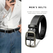 带皮带女 腰带潮流百搭针扣设计裤 ins学生韩版 年轻男生皮带牛仔裤