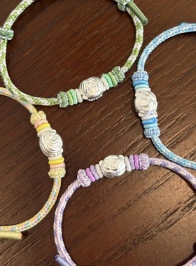 世界之外足银999通孔转运珠男主夏萧因易遇柏源顾时夜纯银手链