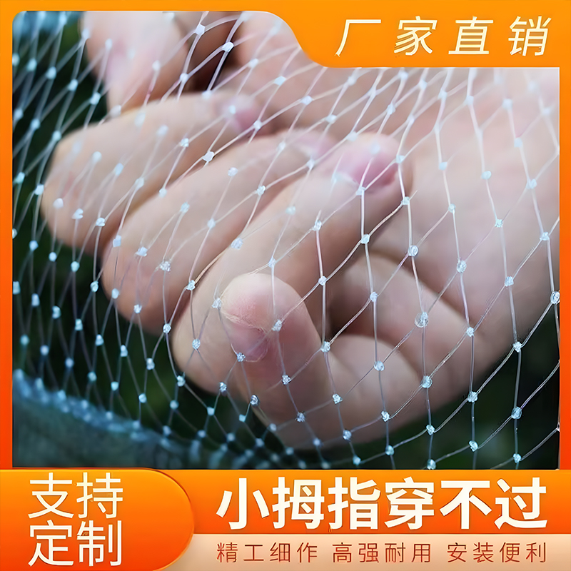 1厘米小网孔防鸟网防冰雹网果树防鸟网抗氧化防鸟专用网防小鸟用