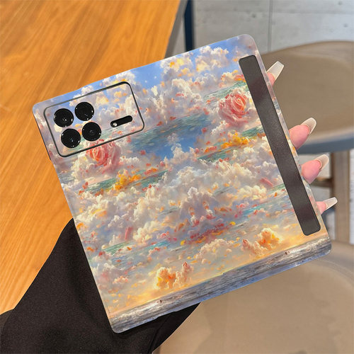 小米mixfold4海上生花手机壳