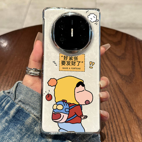 华为matex6手机壳发财蜡笔小新
