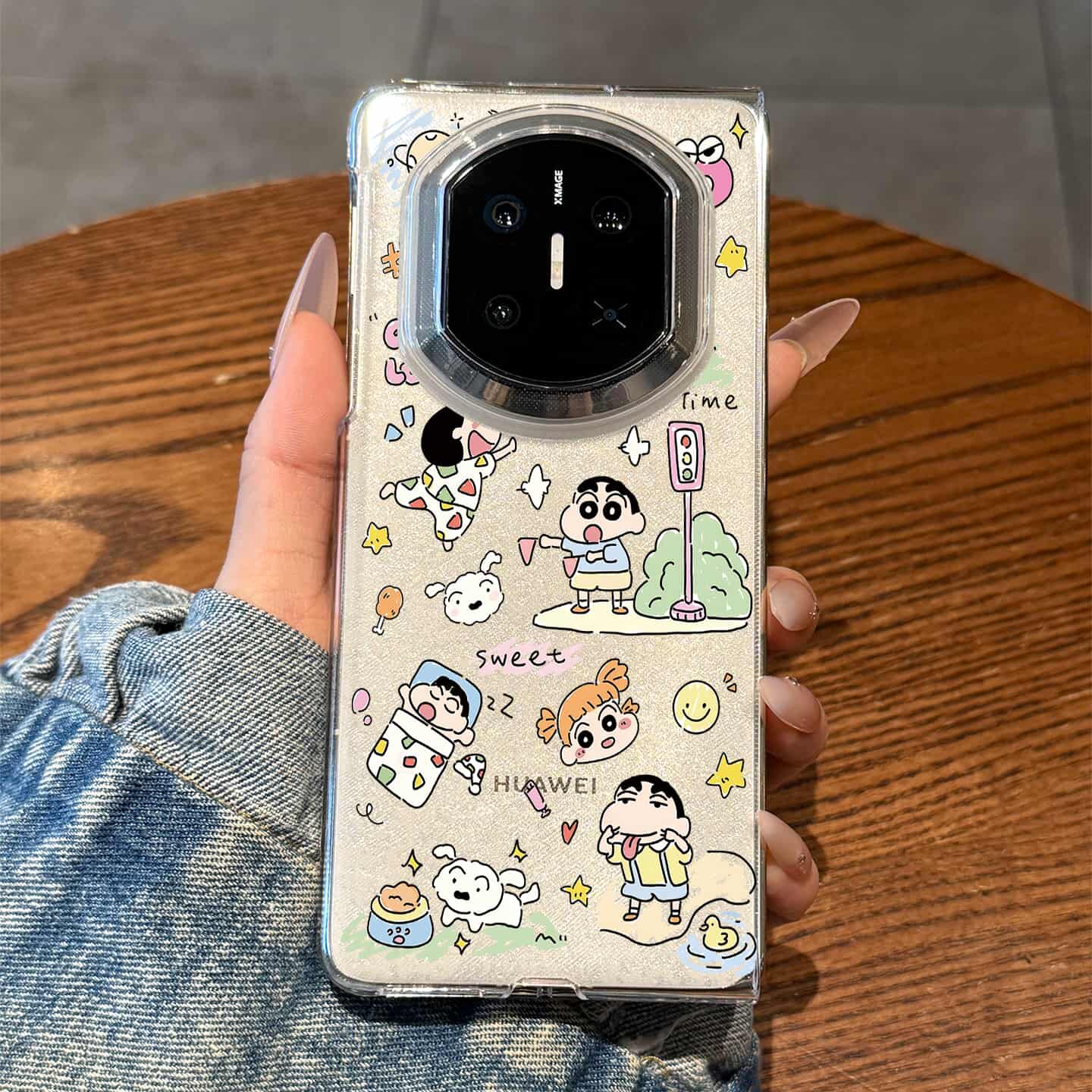 适用华为matex7卡通蜡笔小新外壳