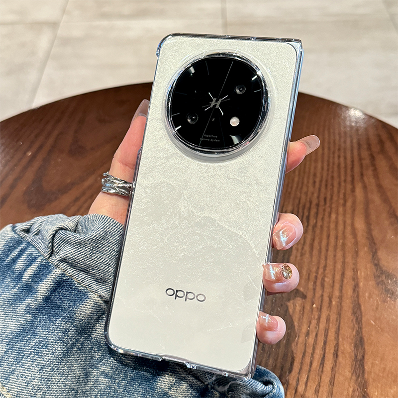 适用oppofindn5手机壳新款findn5超薄透明保护套OPPON5折叠屏全包防摔高级感外壳简约高端小众男士n5女款网红