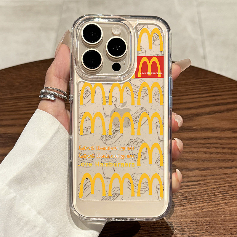 适用苹果16promax手机壳新款iphone16满屏M字母16pro保护套透明15plus硅胶防摔14pro原创欧美13情侣款12超薄