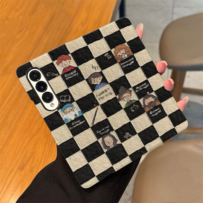 三星zfold6棋盘格哈利波特手机壳