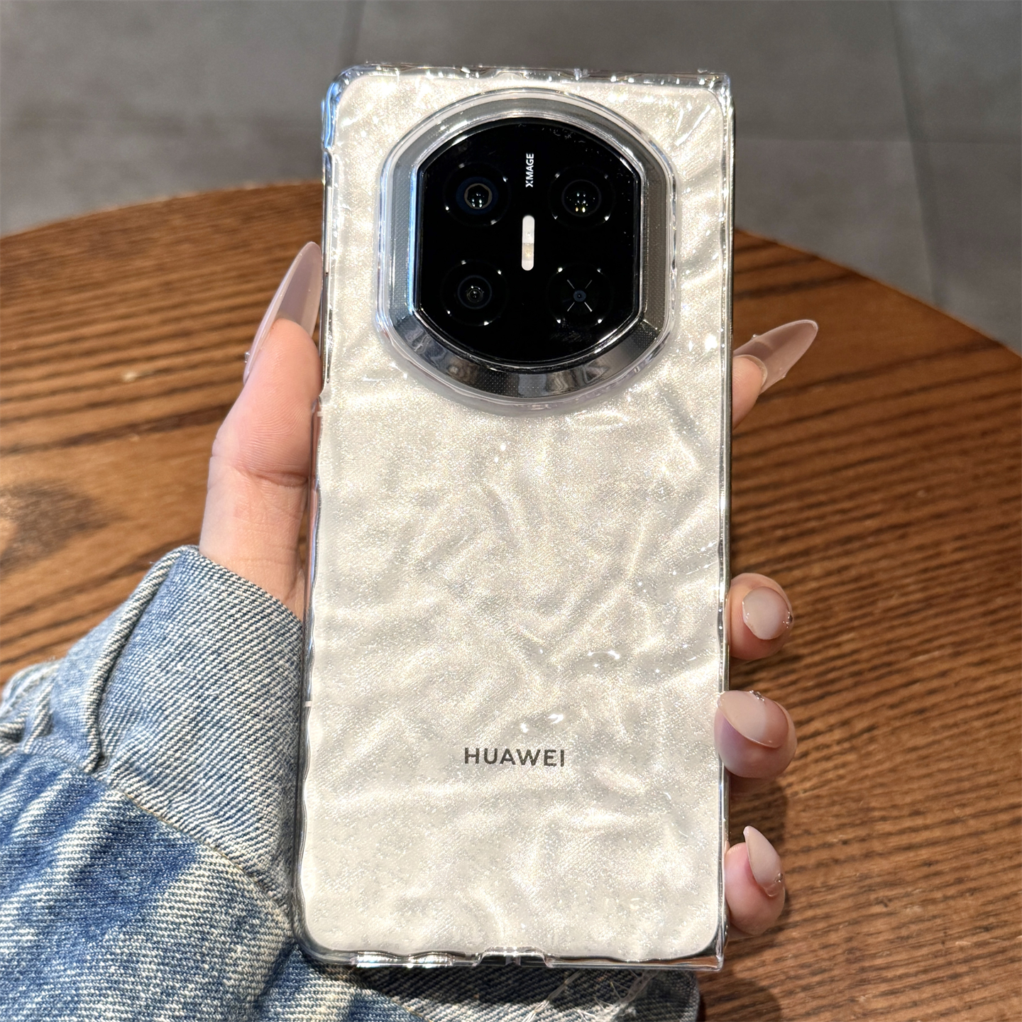 适用华为matex7水波纹保护套