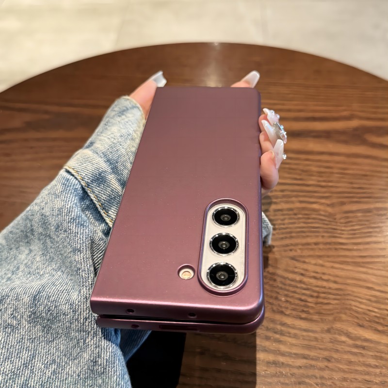 三星zfold5超薄金属漆手机壳