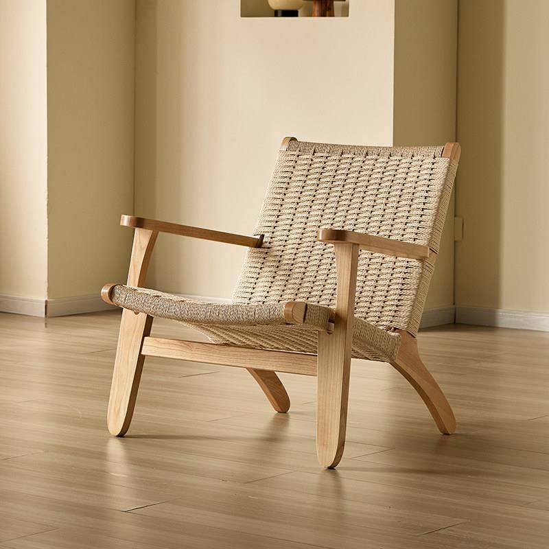 马鞍椅扶手椅实木单人沙发民宿看书休闲 椅阳台椅子客厅沙发椅,住宅家具,阳台椅,淘宝优惠券,粉丝福利购,淘宝优惠卷