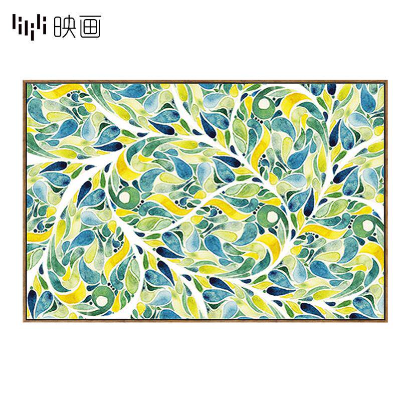 客厅装饰画简约现代大气墙画装饰绿植挂画餐桌壁画家用单幅艺术画
