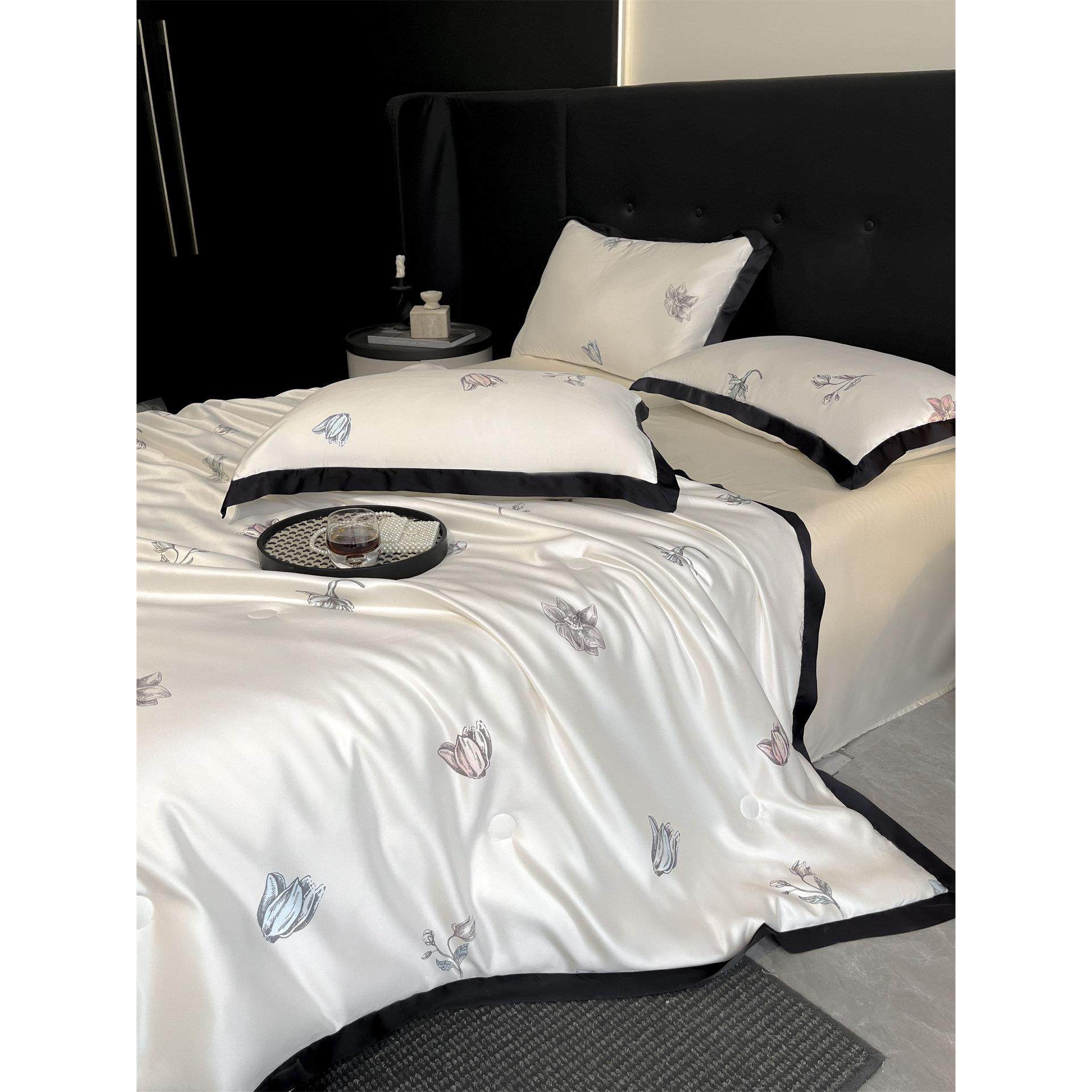 a类母婴级100件套冰丝夏日清凉被（四件套）天丝夏日清凉空调被机