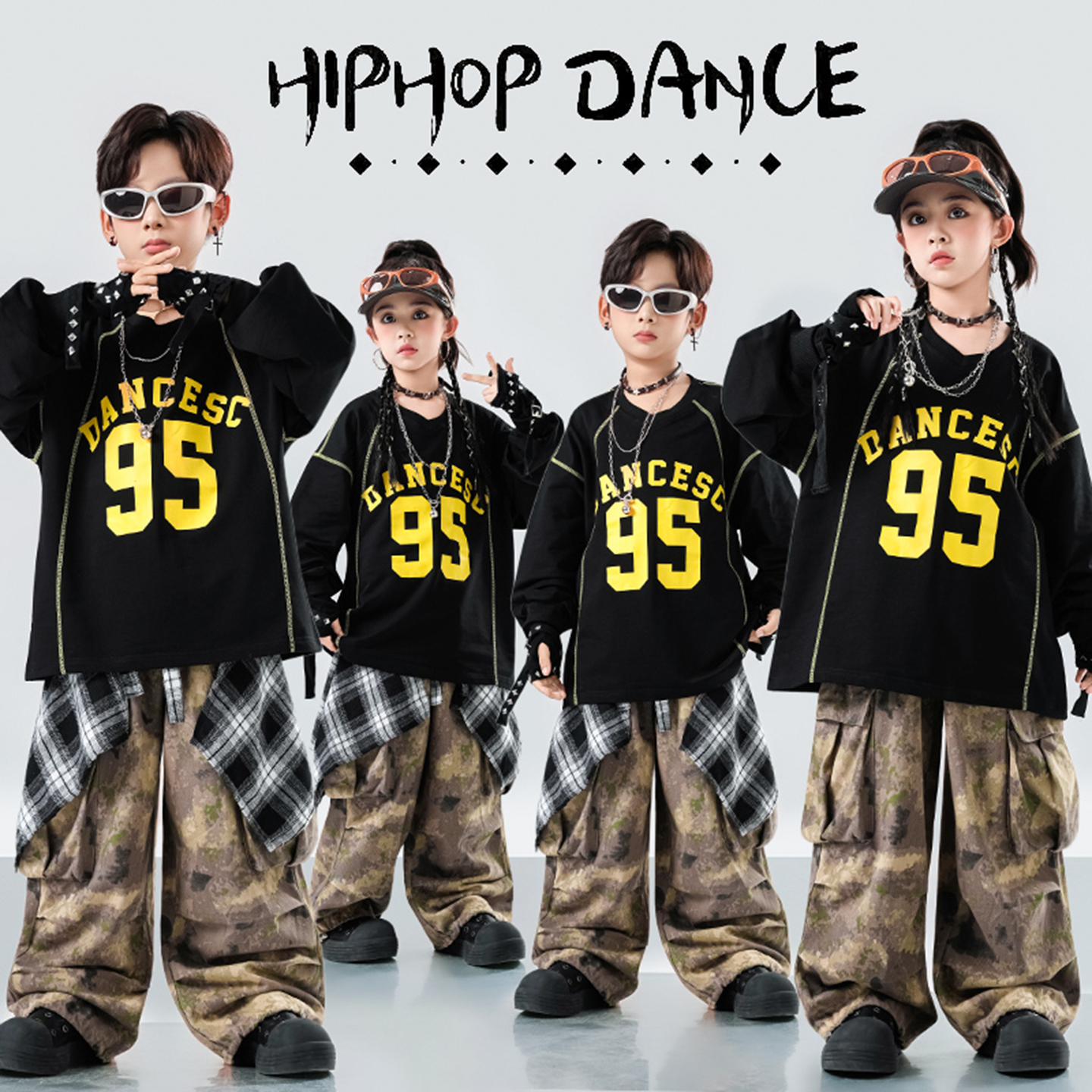 儿童街舞潮服男童嘻哈hiphop