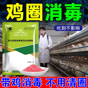 鸡舍专用消毒液过硫酸氢钾消毒剂养殖场专用兽用消毒液鸡场消毒水
