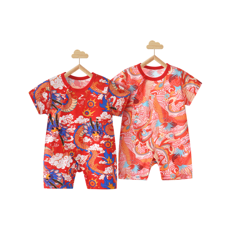 宝宝周岁礼服男童春秋冬中国风抓周衣服夏女一岁生日百天婴儿唐装