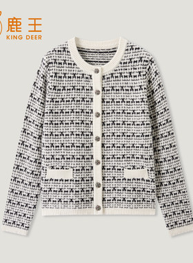 King Deer/鹿王秋冬新款女式长袖羊绒衫L805823