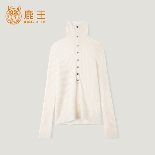 King Deer/鹿王秋冬新款女式长袖羊绒衫L805832