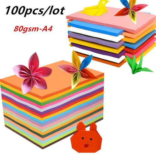 Colorful Kraft Paper Handmade Card Making Craft Papers