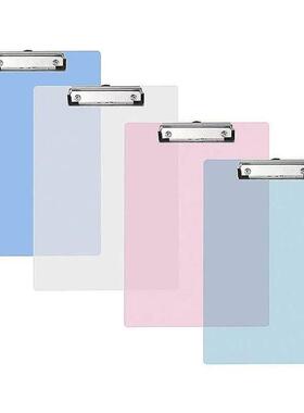 1Pcs A4 Transparent Clipboard Writing Pad File Folders Docum