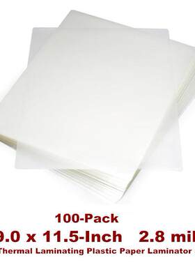 Clear Thermal Laminating Plastic Paper Laminator Sheets