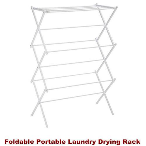 Foldable Portable Laundry Drying Rack Collapsible Clothes