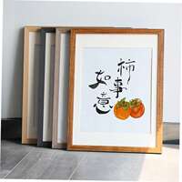 Creative solid wood picture frame photo A4 A3 8K 4K 24inches thumbnail 8