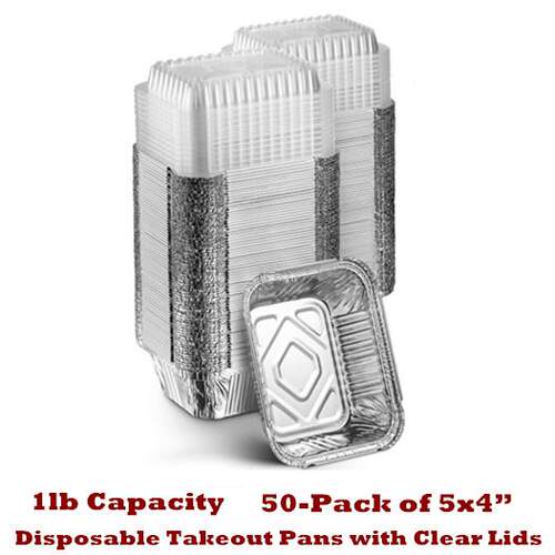 Aluminum Foil Food Containers Disposable Takeout Pans Baking