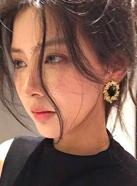 Christmas Bule Drop Earrings For Women Girls Crystal Jewelry