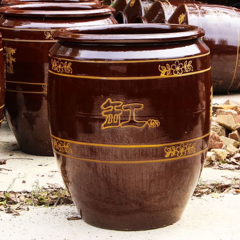 Brewing and fermentation jars, water jars, old-style earthenware ceramics weighing 200-300 jin, rice jars, sauce jars, pickled vegetable jars, meat jars, large-mouth jars