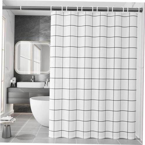 Waterproof bathroom shower curtain shading curtain all warm