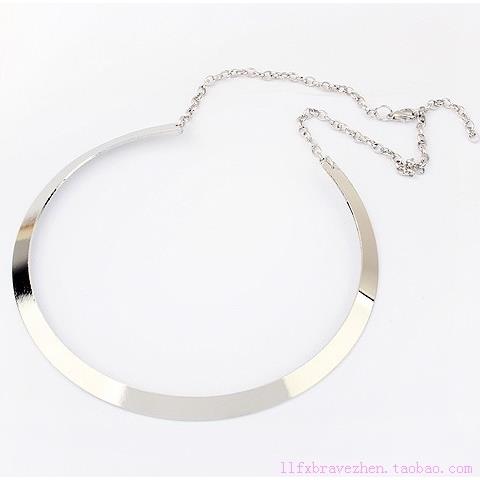 women necklace ring accessories jewelry 时尚女项链铁环