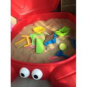 play fine sand natural children pool baby beach