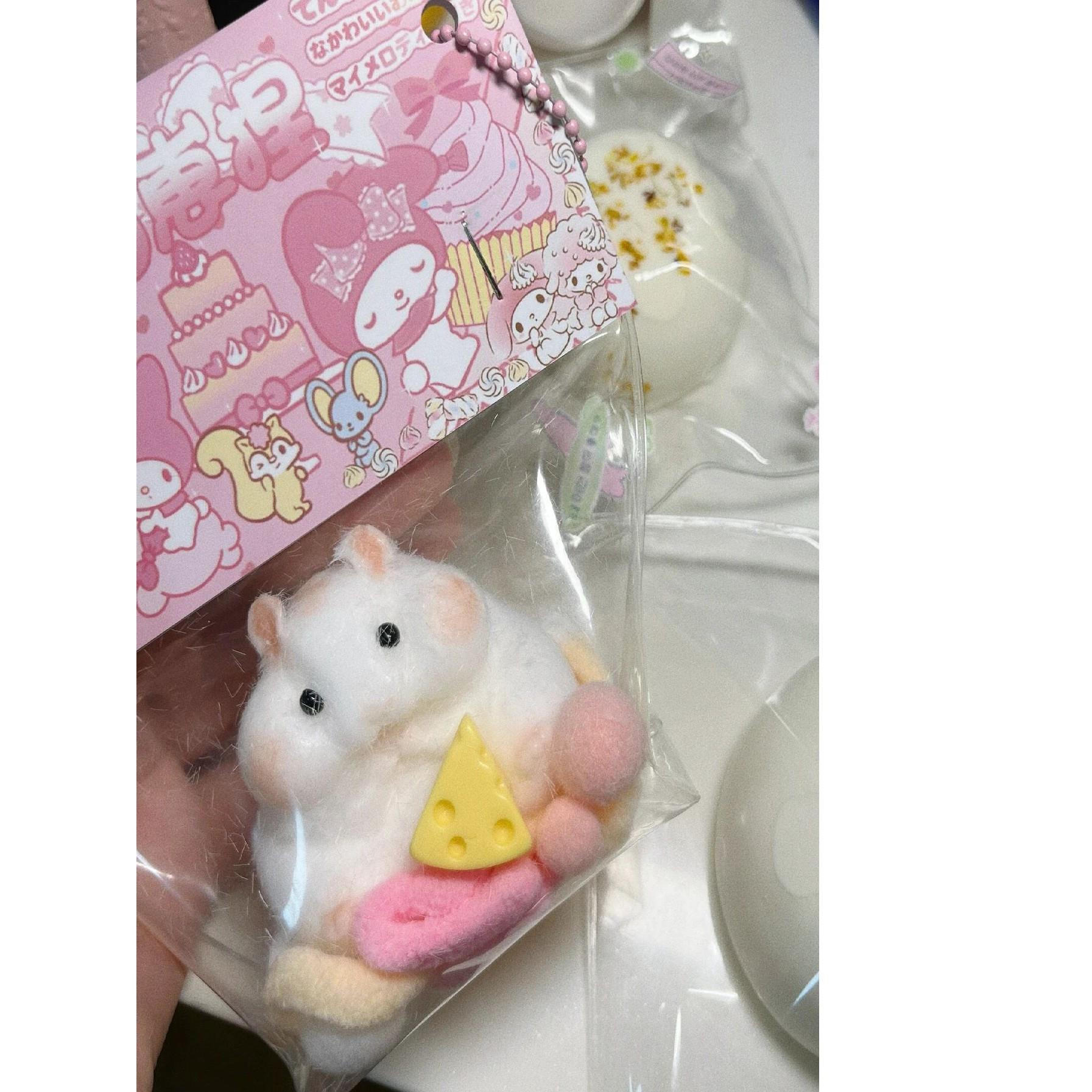 Taba软软的玩具Mochi玩具软软的硅胶毛绒可爱的仓鼠