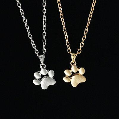 Cute Animal Cat Claw Foot Necklace Fashion Accessories