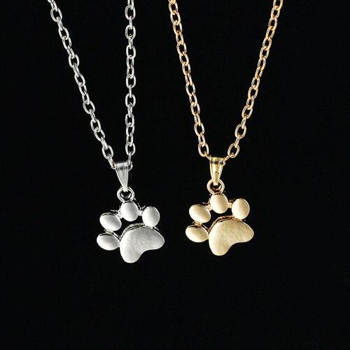 Cute Animal Cat Claw Foot Necklace Fashion Accessories
