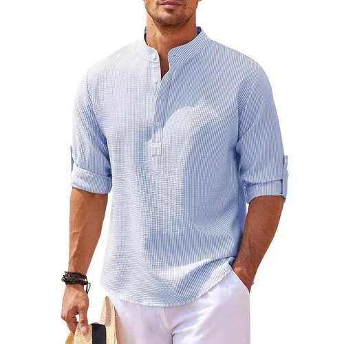 Shirt Shirts For Clothes Men Formal Long Sleeve White 男衬衫