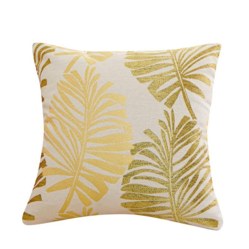 mandala pattern blue polyester throw pillow cushion cover