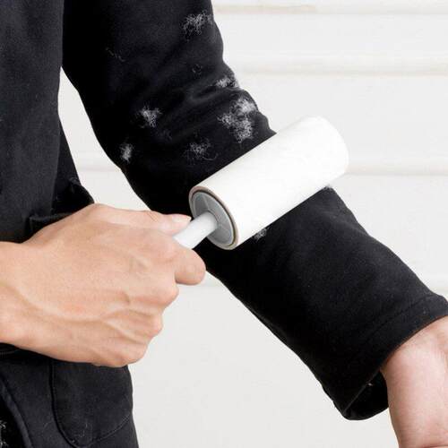 lint dust hair remover cloth sticky roller brush cleaner 1
