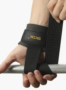 Weightlifting Strap with Wrist Band Gym Grip Bands Fitness P