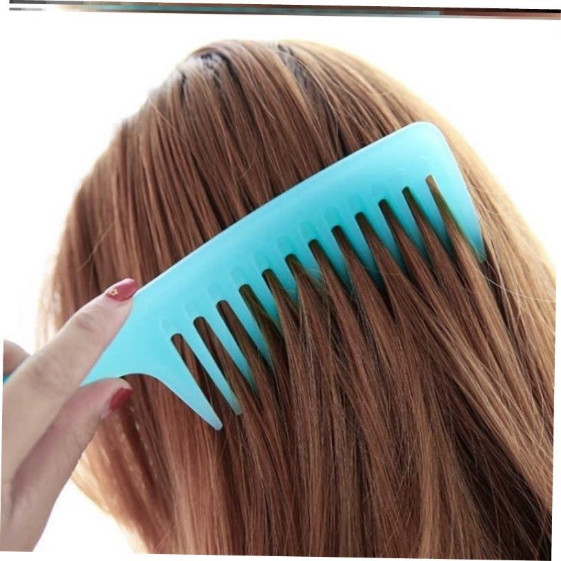 Large curly hair comb wide tooth comb big tooth comb 齿梳 1