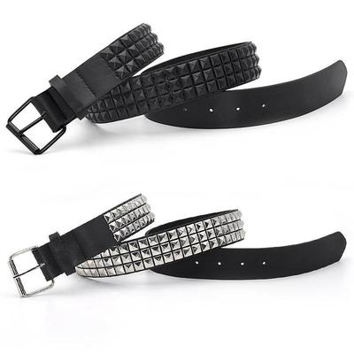 Pyramid Fashion Rivet Belt Men&Womens Studded Belt Punk Roc