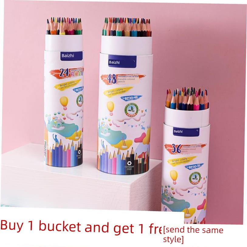 colour pencil painting students use 48 colour pencils with a