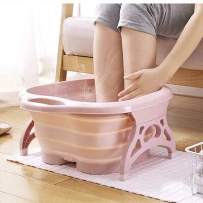foldable collapsible foot tub massage soak barrels plastic