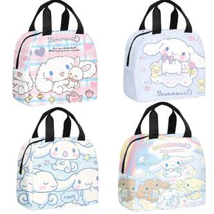 Sanrio Anime Cute Cinnamoroll Insulated Cooler Lunch Box Bag