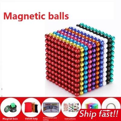1000 magnetic balls ball magnetic magic luminous assembly