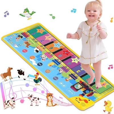 Floor Piano Mat for Toddlers 1-3 Music Sounds baby toys音乐