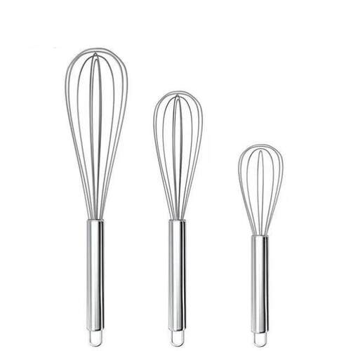 Egg Whisk Stainless Steel Kitchen Wire Balloon Milk Beater