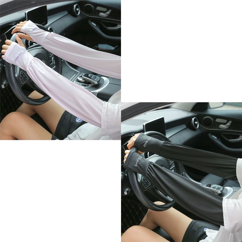 Sunscreen Ice sleeve female summer Thin money easy Butler's meat ultraviolet-proof outdoors Riding drive a car Ice silk Sunscreen Arm cuff