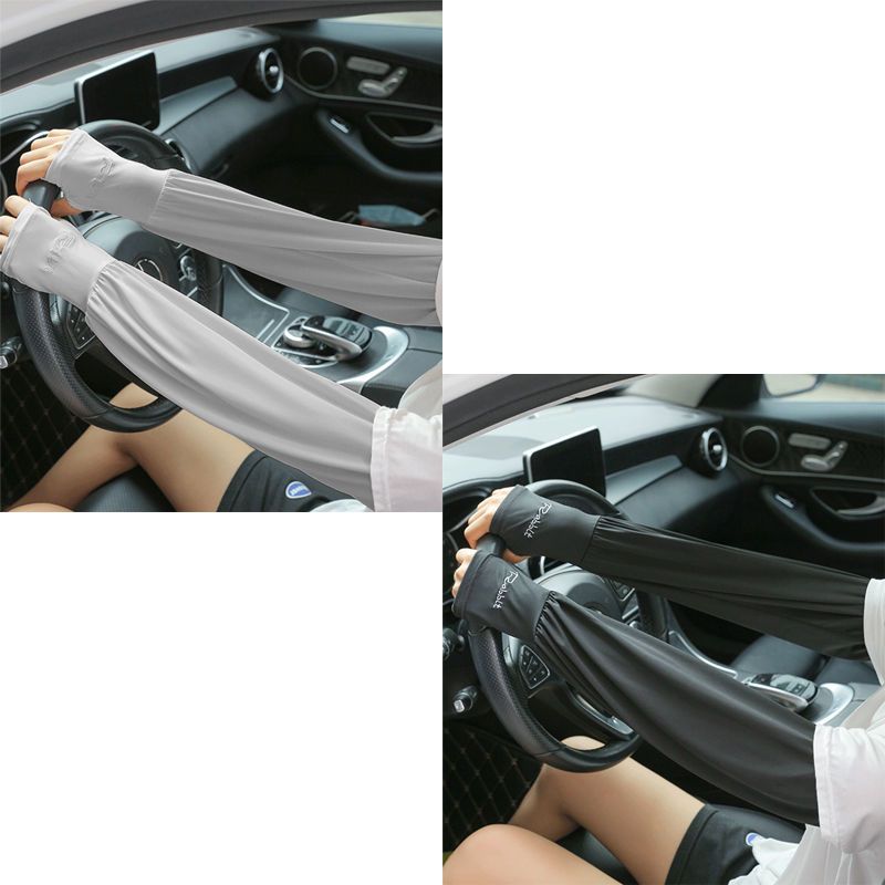 Sunscreen Ice sleeve female summer Thin money easy Butler's meat ultraviolet-proof outdoors Riding drive a car Ice silk Sunscreen Arm cuff